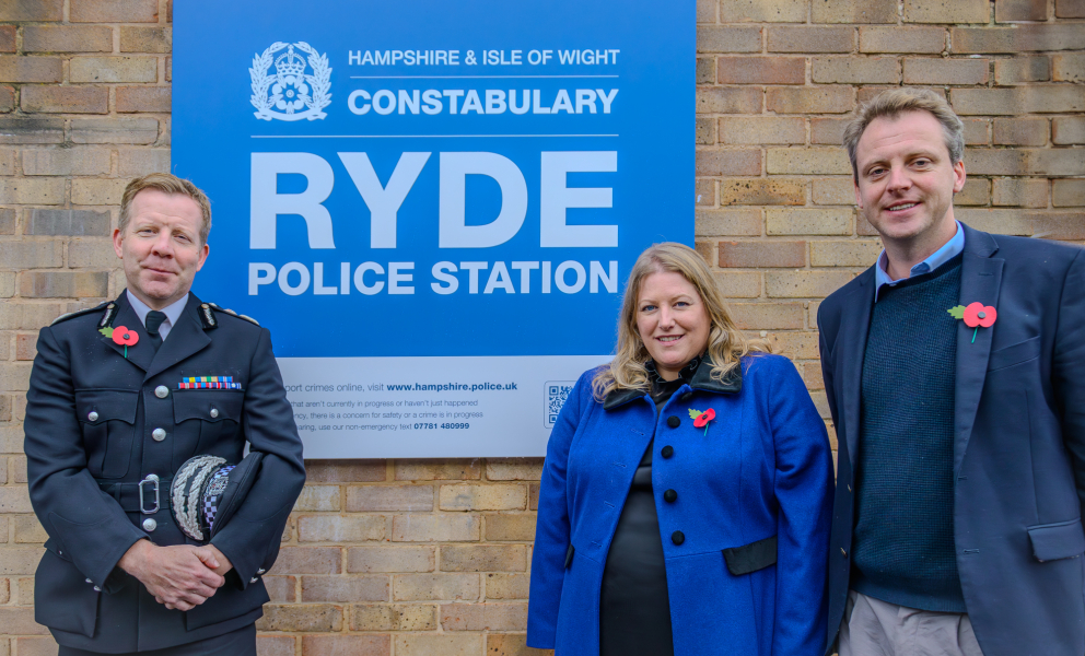 Donna Jones Opens Ryde Police Station